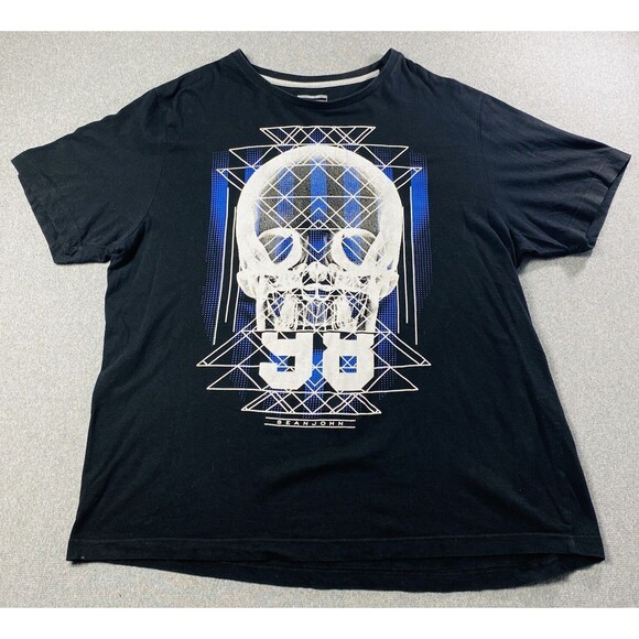vintage sean john t shirt Graphic Size 2XL Black - Picture 1 of 3